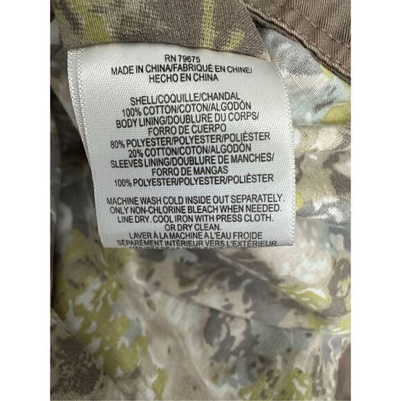 BCBGeneration women’s tan drawstring hooded coat size XL.  #34-1232 - Picture 7 of 8